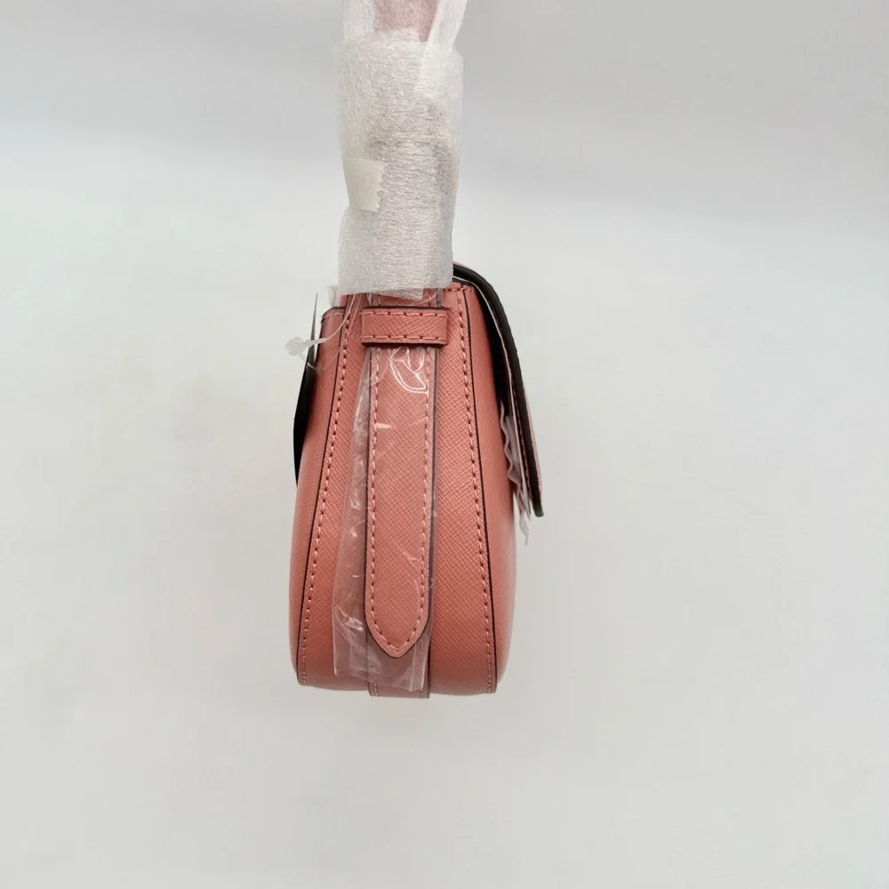 Kate Spade Madison Saffiano Leather Small Flap Shoulder Bag Terracotta